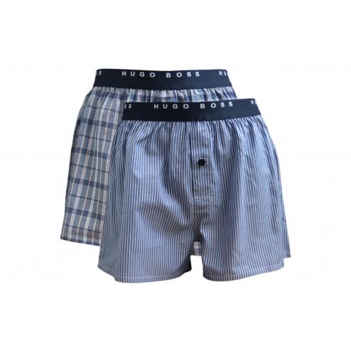 BOSS Webboxershorts im 2er Pack