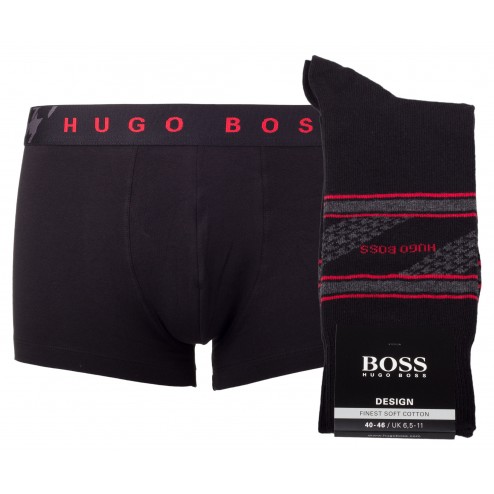 Boss Boxershort mit Socken in der Geschenkbox