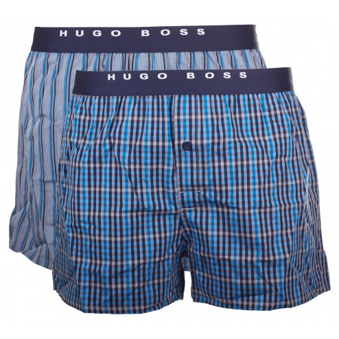 BOSS Webboxershorts im 2er Pack