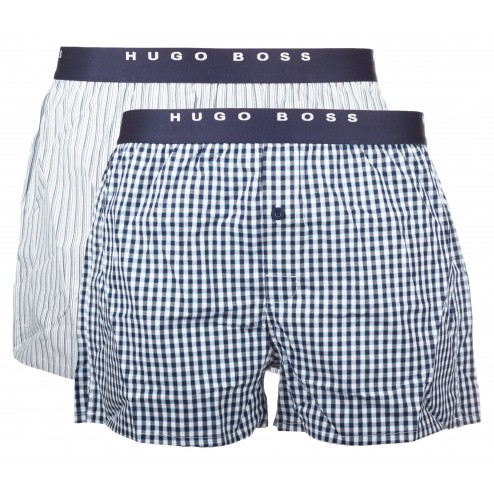 BOSS Webboxershorts im 2er Pack