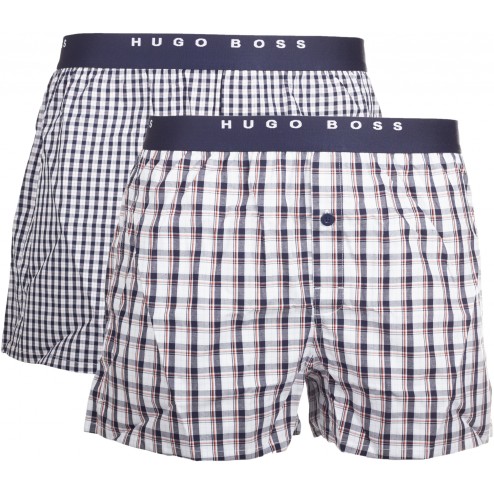 BOSS Webboxershorts im 2er Pack