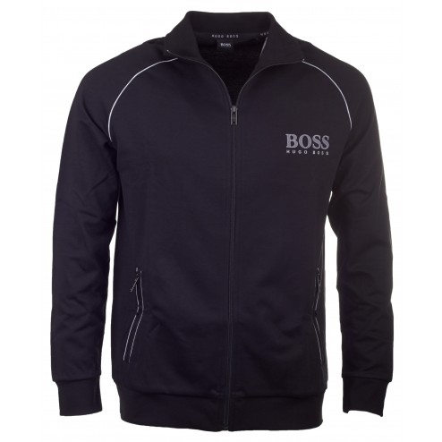 BOSS Sweatshirt-Jacke aus Baumwoll-Mix: 'Jacket Zip' by Hugo Boss