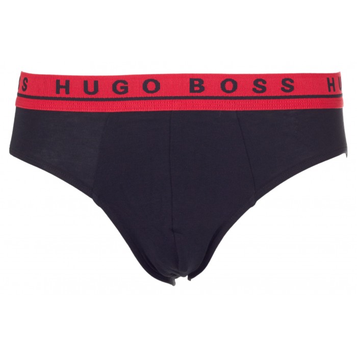 BOSS Hugo Boss Herren Slip Mini 3P Unterhose FN Solid, 3er Pack Slips