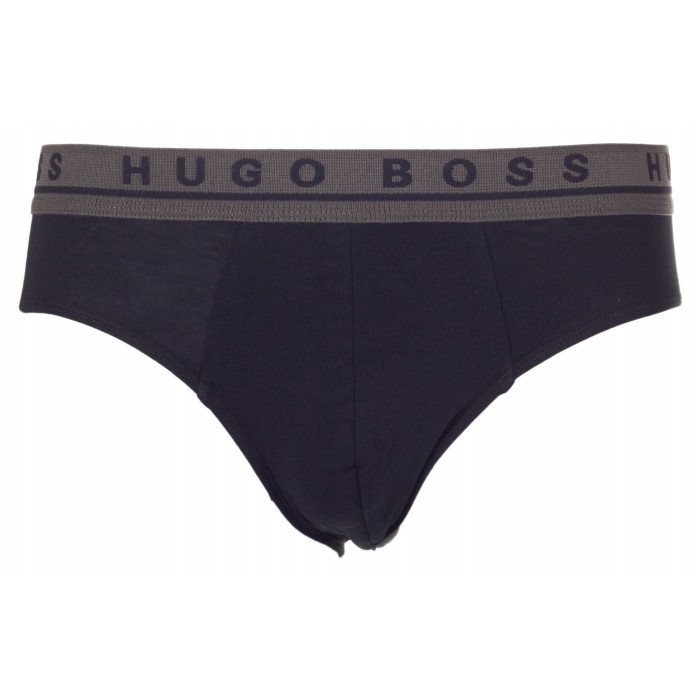 BOSS Hugo Boss Herren Slip Mini 3P Unterhose FN Solid, 3er Pack Slips