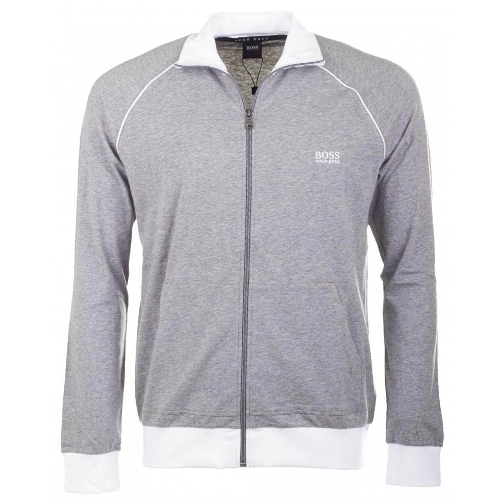Hugo boss on sale zip up sweatshirt