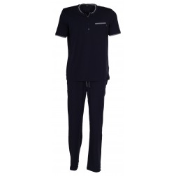 BOSS Schlafanzug Jersy Longpant mit Shirt (Set)