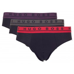 BOSS Hugo Boss Herren Slip Mini 3P Unterhose FN Solid, 3er Pack