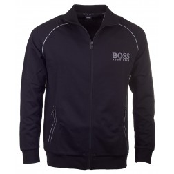 BOSS Sweatshirt-Jacke aus Baumwoll-Mix: 'Jacket Zip' by Hugo Boss
